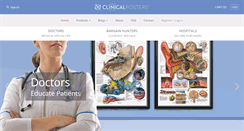 Desktop Screenshot of clinicalposters.com